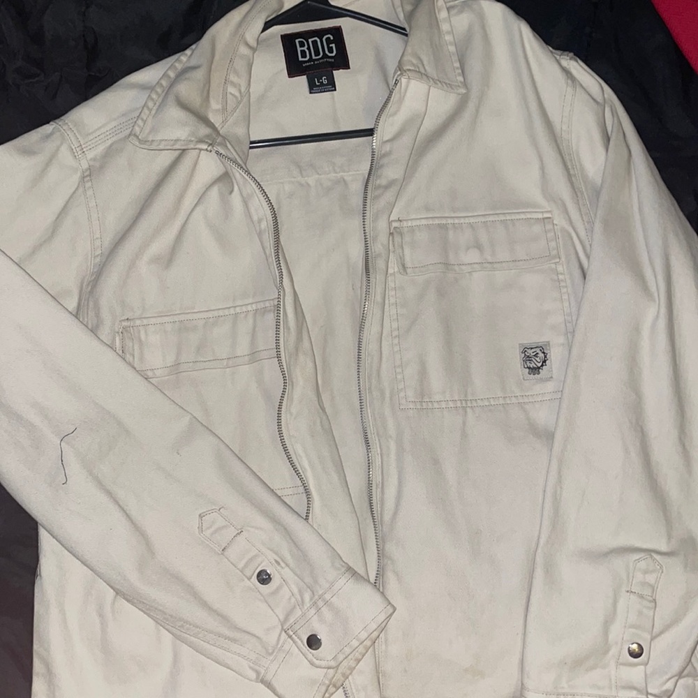 BDG WHITE JACKET URBAN OUTFITTERS